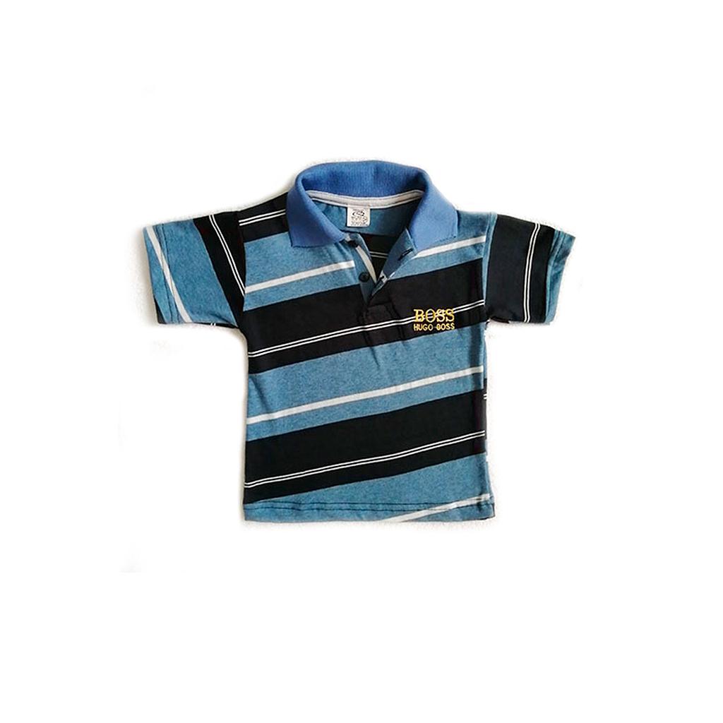 CAMISETA NIÑO POLO RAYADA MELLIZOS