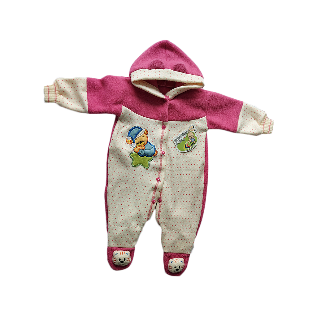 MONITO BEBE POLAR COMBINADO BORDADO B.H