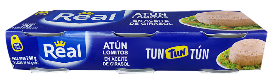 REAL ATUN TUN TUN ACEITE AF 80G X 3 20