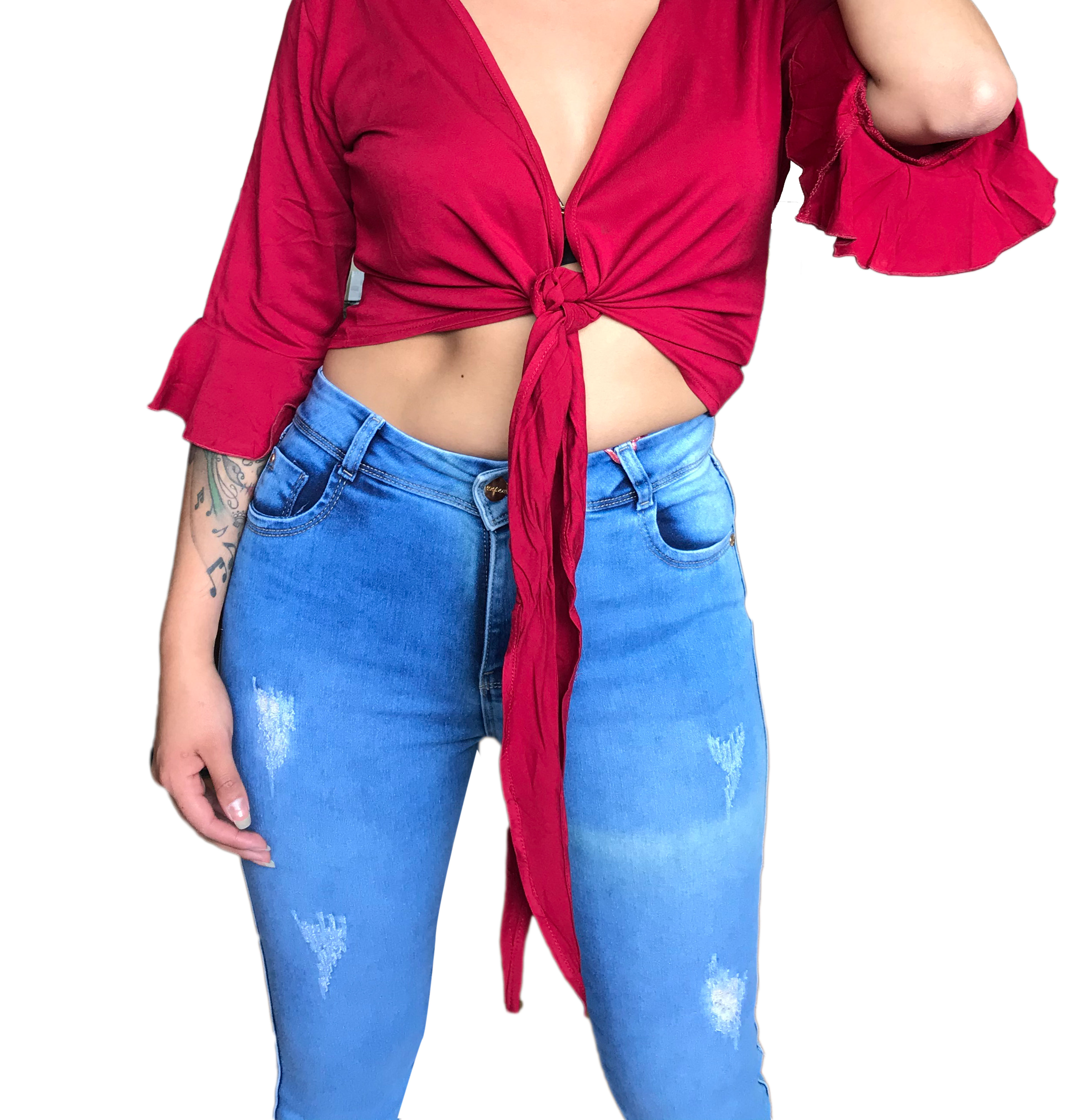 BLUSA MUJER TIPO CARDIGAN SOLEDAD ANDREALI