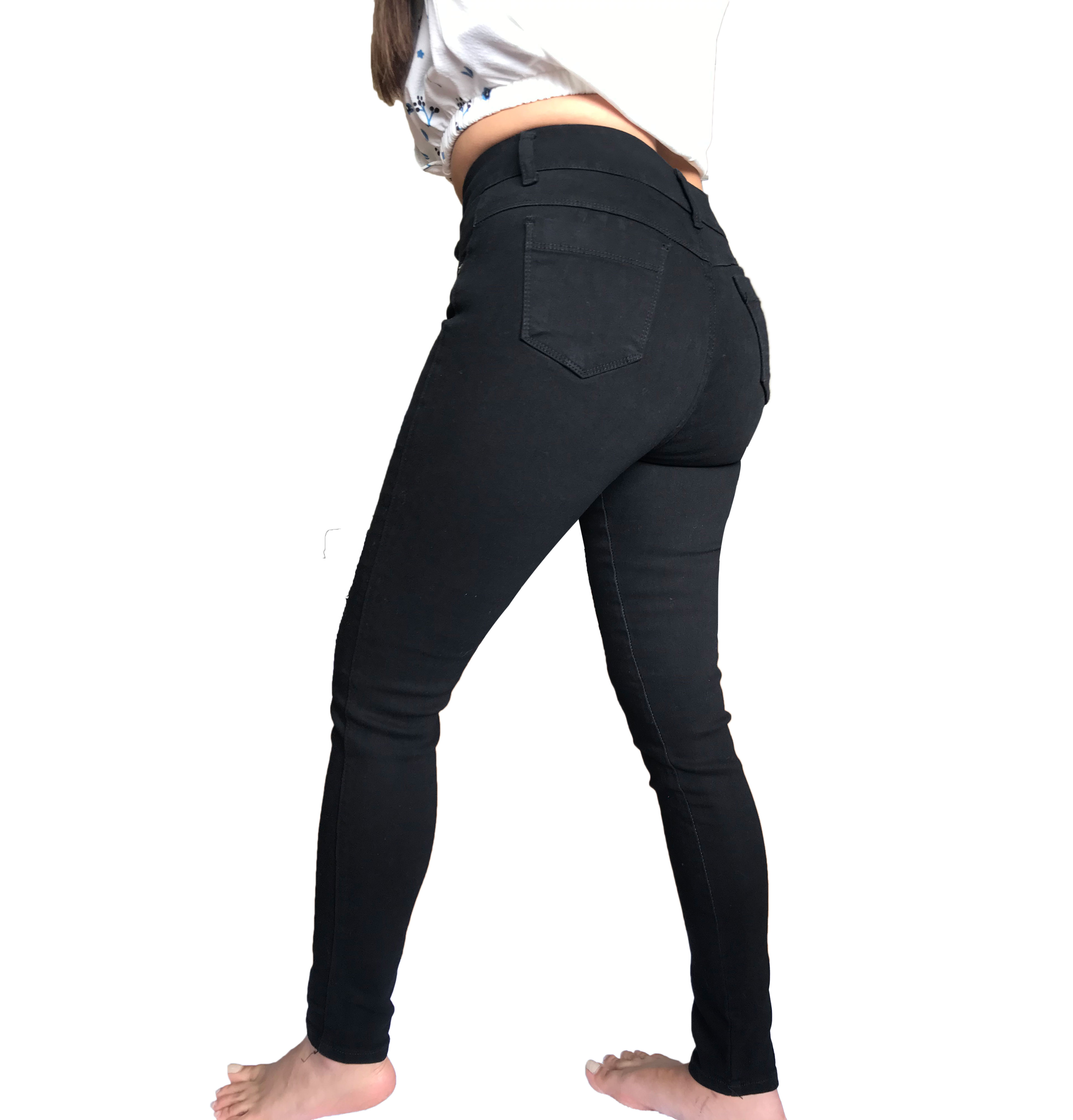 PANTALON MUJER JEANS COLOR METAL-TUYA