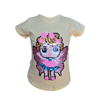 CAMISETA NIÑA LICRA DANY APLIQUE KIDS WORLD