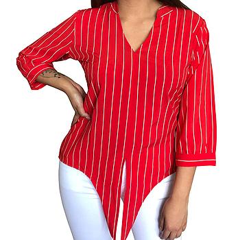 BLUSA MUJER SUELTA/RAYAS EVA ANDREALI