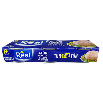 REAL ATUN TUN TUN ACEITE AF 80G X 3 20