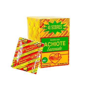 ACEITE CON ACHIOTE SAZONADO ILE SACHET 20G 40 SACHET