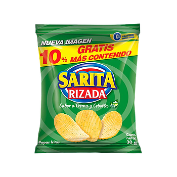 SARITA RIZADA CREMA CEBOLLA 30