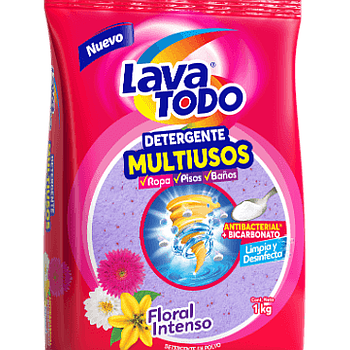 DETERGENTE LAVATODO FLORAL 1KG