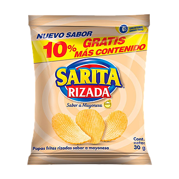 SARITA RIZADAS MAYONESA 30GR