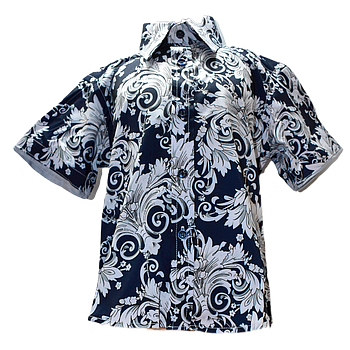 CAMISA NIÑO M/C DISEÑO HAWAIANA F18-33 GAIVANLE